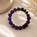 Mystic Amethyst Guardian Crystal Bracelet