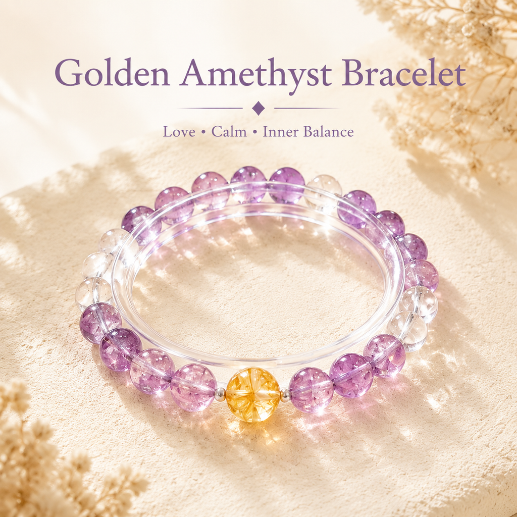 Golden Amethyst Bracelet