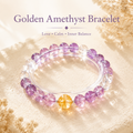Golden Amethyst Bracelet