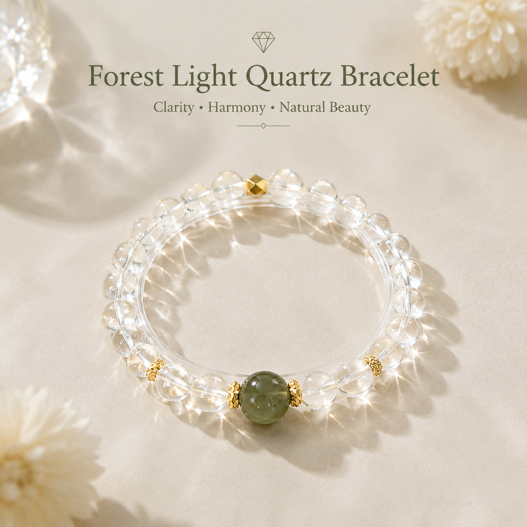 Forest Light Quartz Bracelet