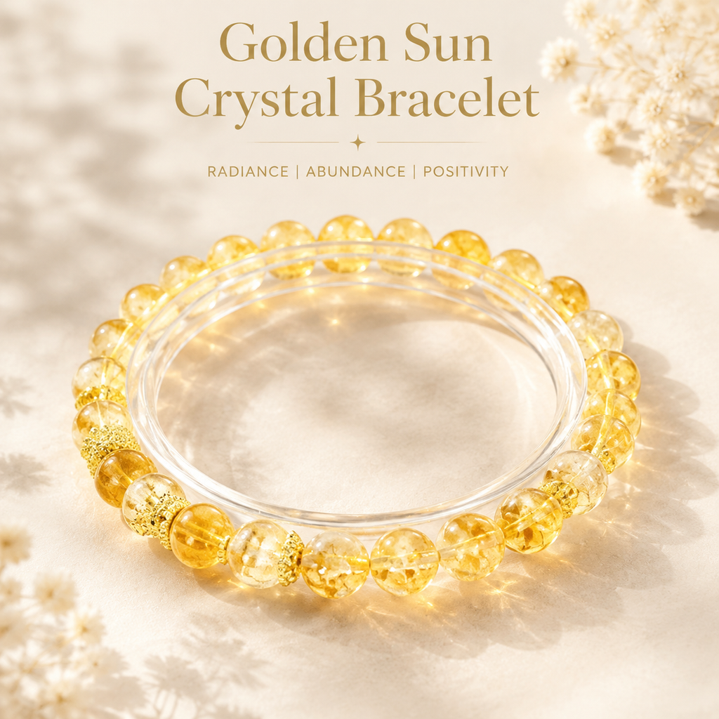 Golden Sun Crystal Bracelet
