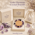 Violet Harmony Crystal Bracelet