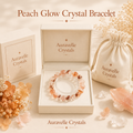 Peach Glow Crystal Bracelet