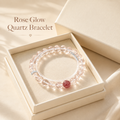 Rose Glow Quartz Bracelet
