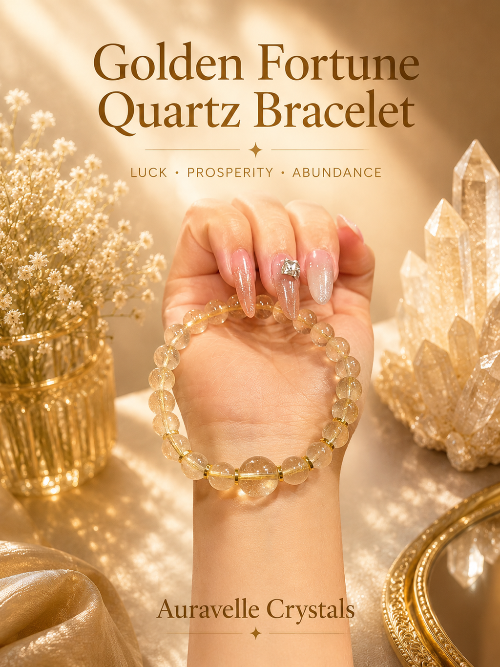 Golden Fortune Quartz Bracelet