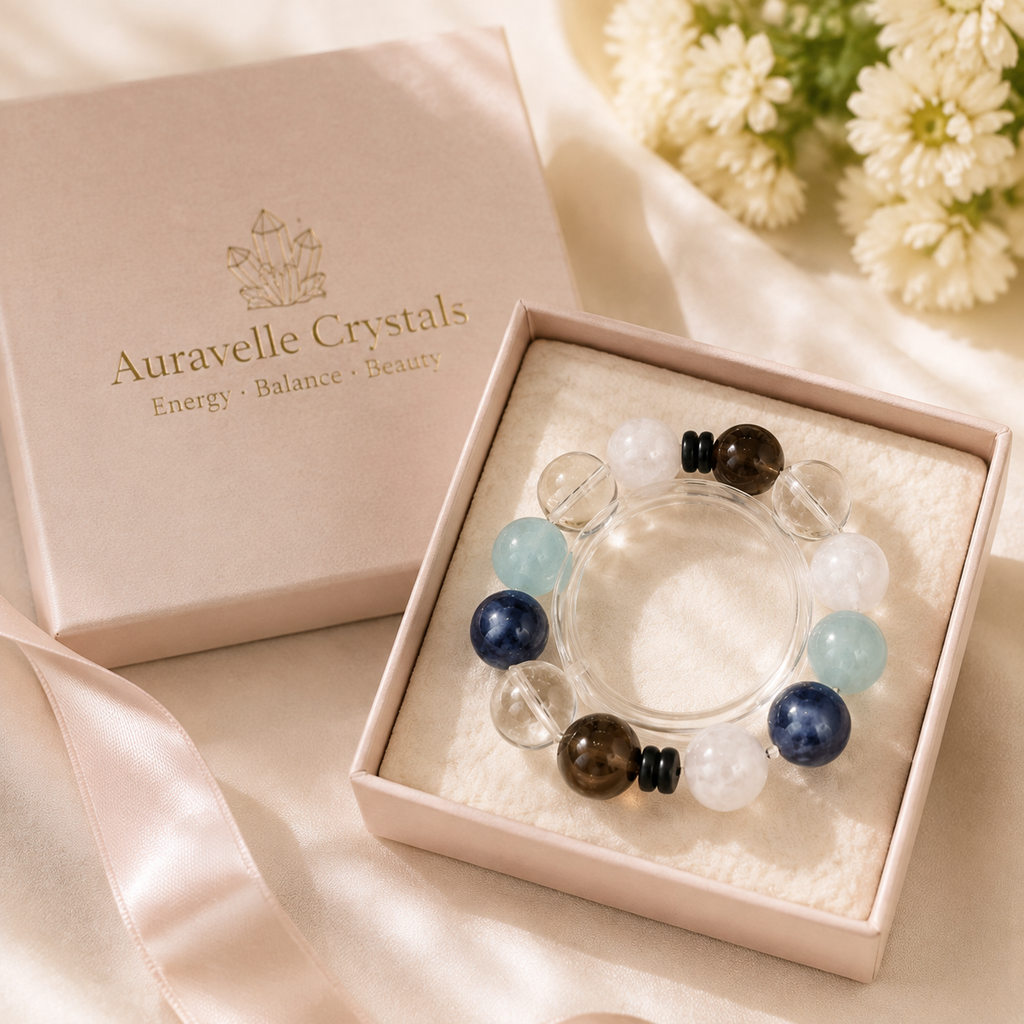 Natural Gemstone Energy Bracelet for Women