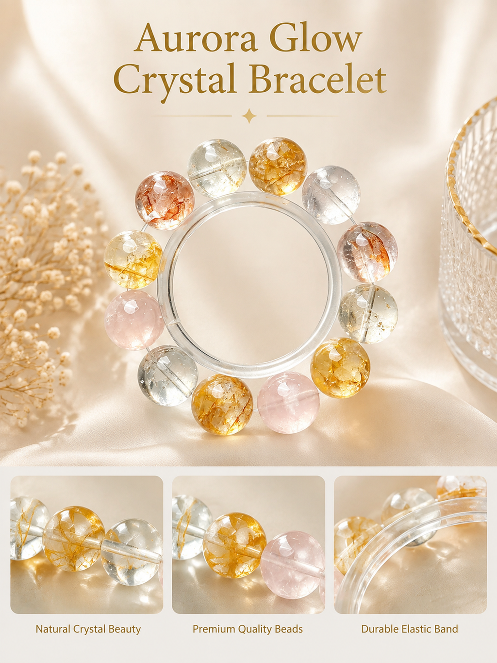 Aurora Glow Crystal Bracelet