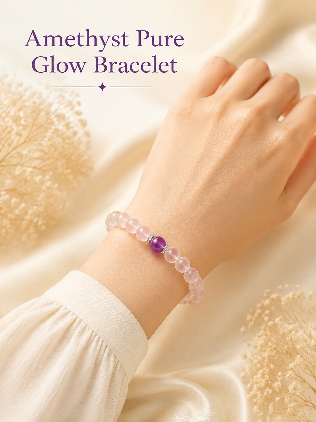 Amethyst Pure Glow Bracelet