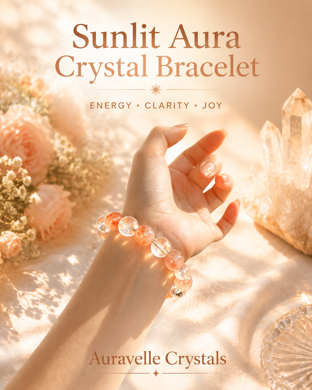 Sunlit Aura Crystal Bracelet
