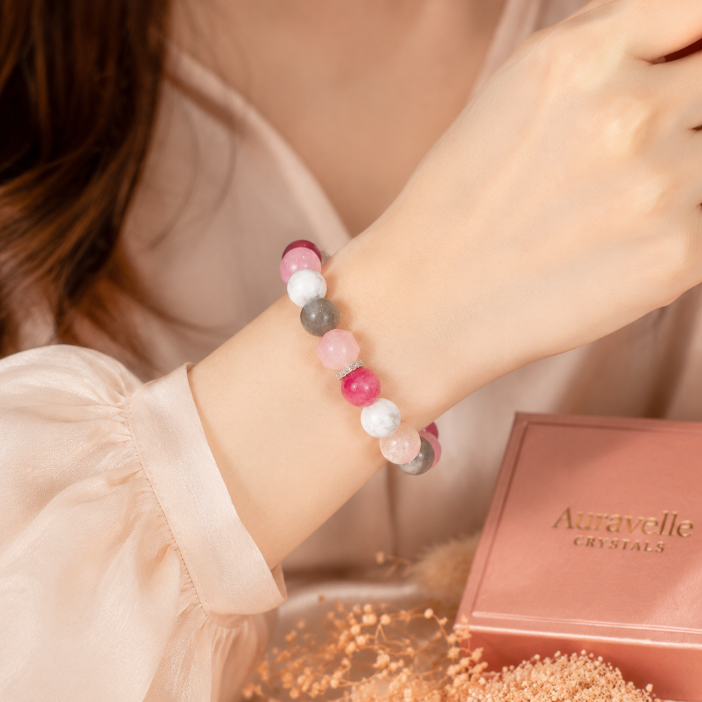 Blush Harmony Crystal Bracelet