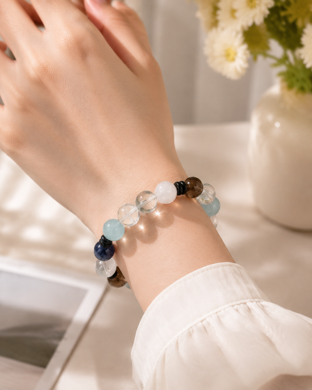 Natural Gemstone Energy Bracelet for Women