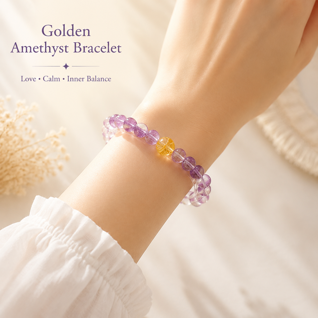 Golden Amethyst Bracelet