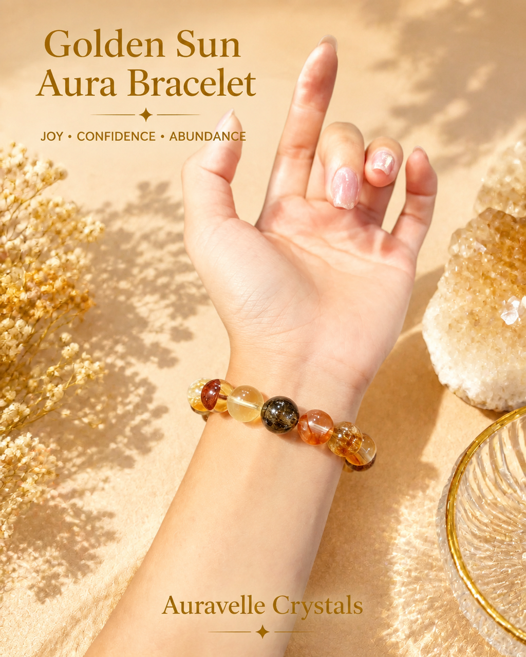 Golden Sun Aura Bracelet