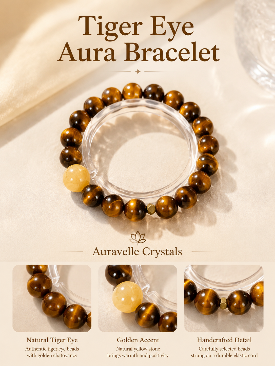 Tiger Eye Aura Bracelet