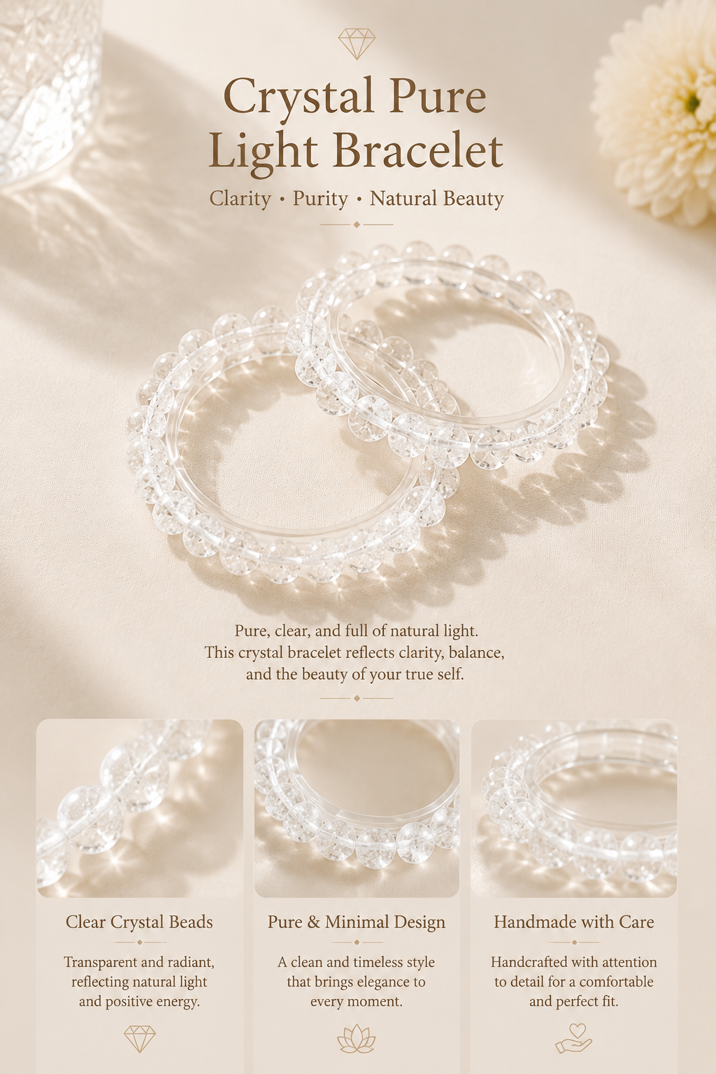 Crystal Pure Light Bracelet