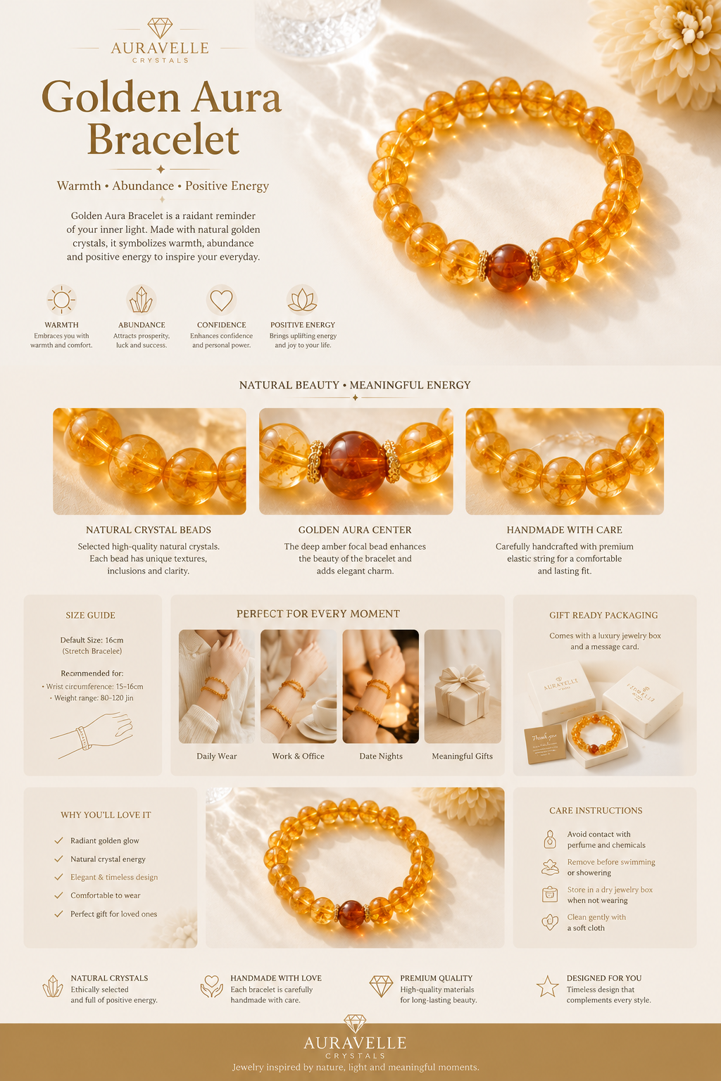 Golden Aura Bracelet